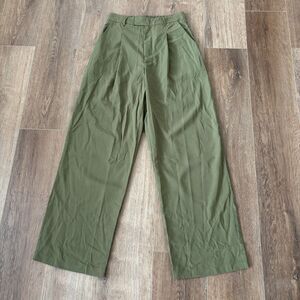 Cider Olive Wide Leg Pants